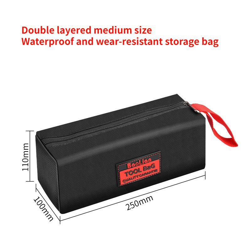 Tool Bag Oxford Cloth Portable Storage Bag Professional Repair Kit for Car Trunk Storage Thickened Wear-resistant Canvas Bag