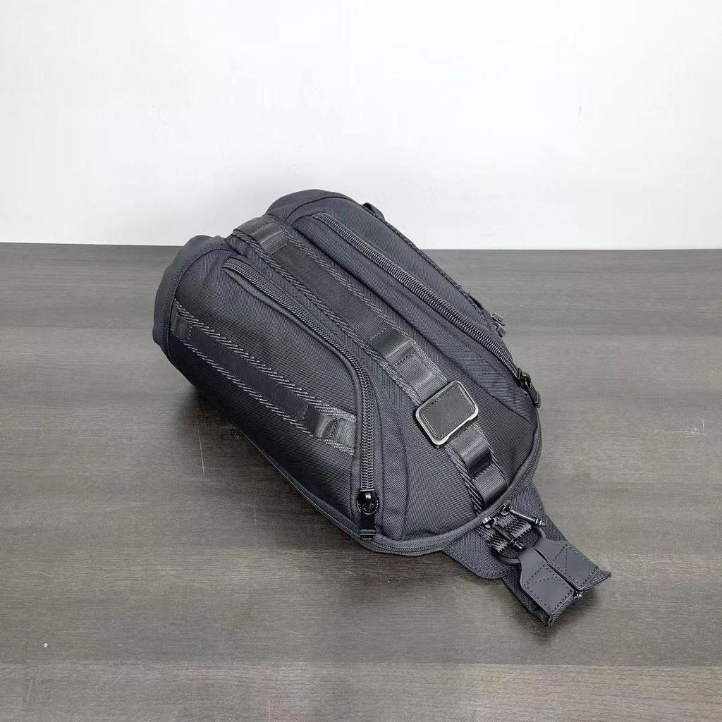 Men's Large Capacity Nylon Chest Bag - Multifunctional Crossbody Backpack for iPad