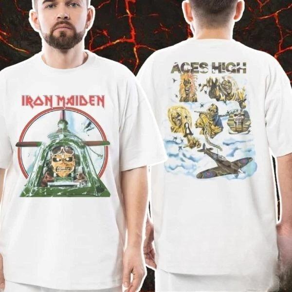 

IR Maiden Merch New Collections 2025 Aces High Live After Death 40th Anniversa High-end Luxury Is for Both Men and Women Top 4XL