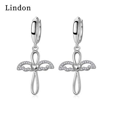 Lindon Kupferlegierung Zirkon Ohrringe Tropfen Ohrringe für Frauen Hochzeit Party Geschenke