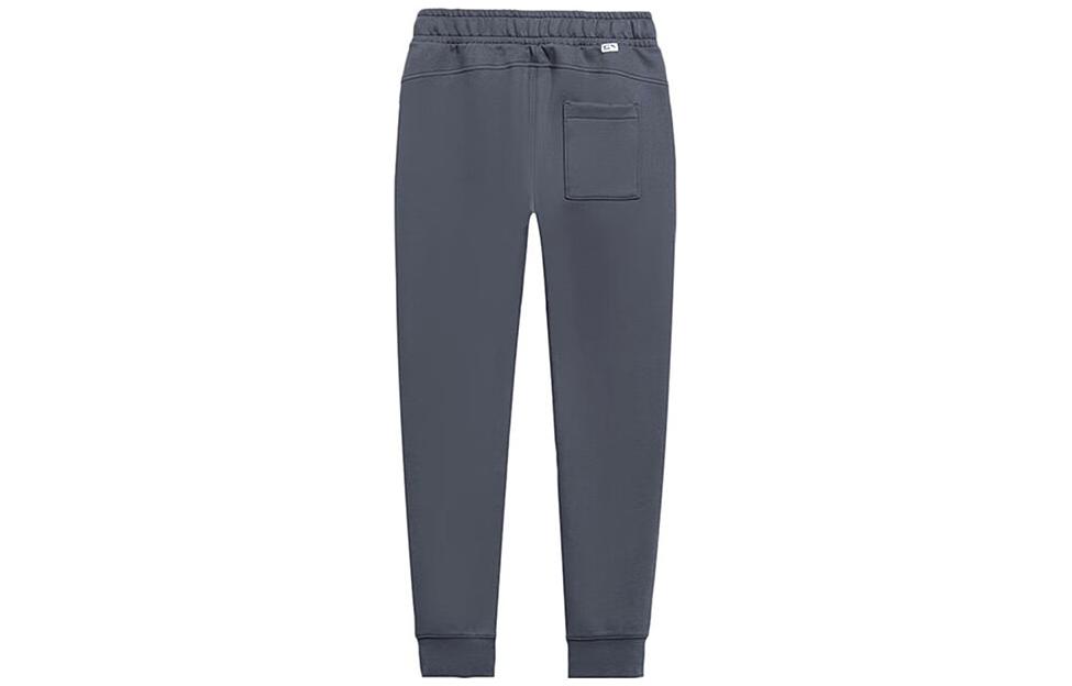 PUMA Knitted Sweatpants Unisex Gray Moderate Cuffed Pants 534671-15 L