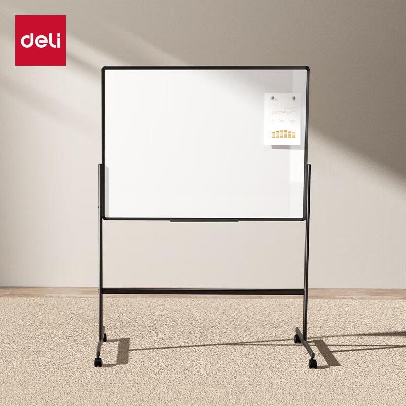 Deli DP301 Double-Sided Whiteboard with Adjustable H-Stand