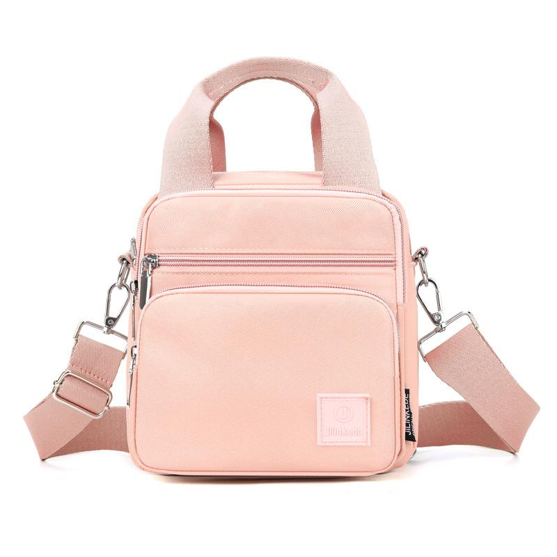 Women's Multifunctional Nylon Backpack Solid Color Shoulder Bag Crossbody Bag Commuter Handbag