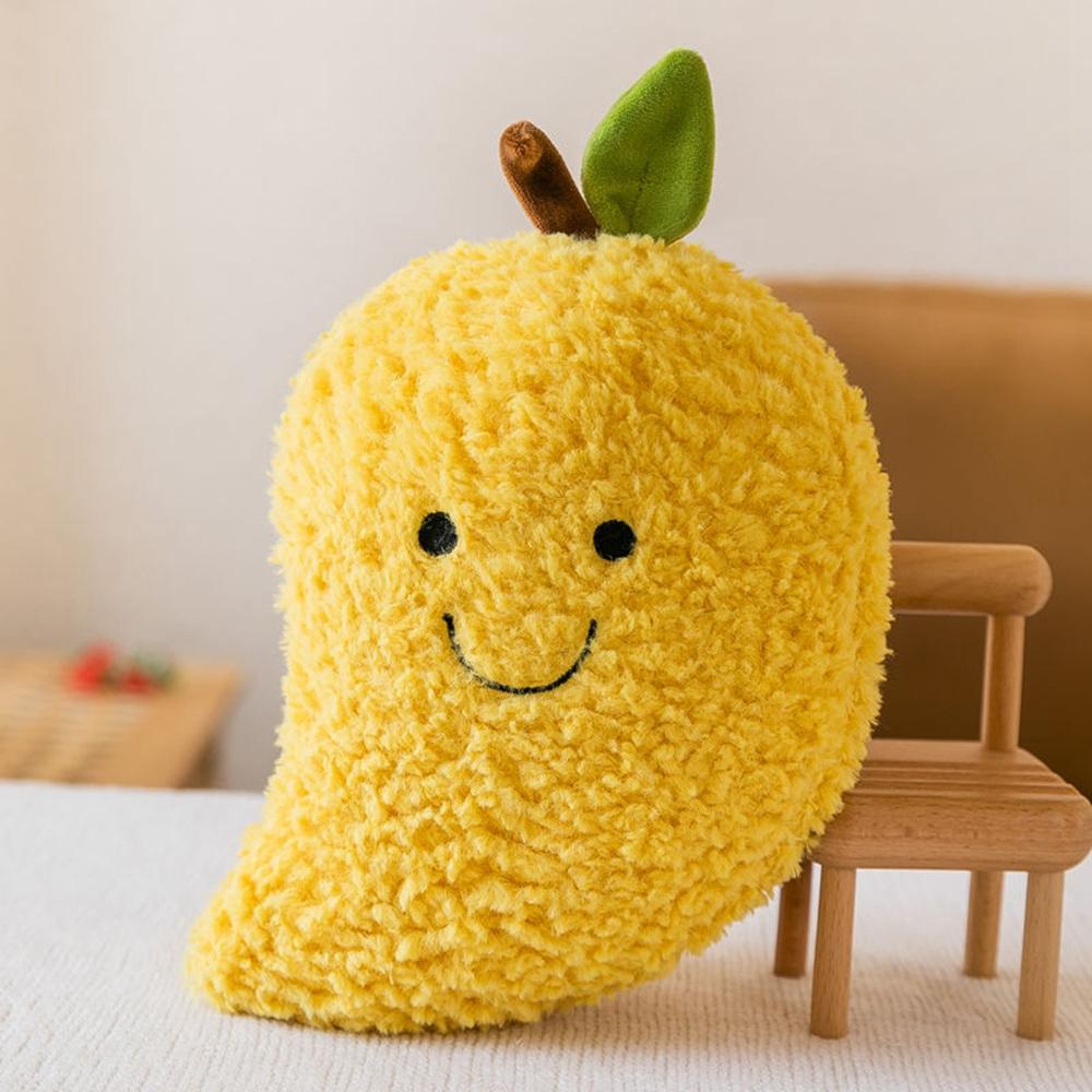 16-28CM Fruit Vegetable Plush Toy Cute Soft Watermelon Pineapple Banana Strawberry Mango Carrot Children's Christmas Gift