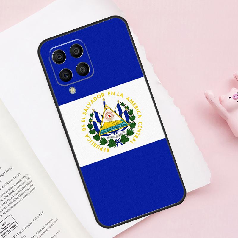 

El Salvador Flag Case For Samsung Galaxy M51 M55 M35 M15 M56 M36 M16 M06 M13 M33 M53 M12 M32 M52 M14 M34 M54 Samsung M12