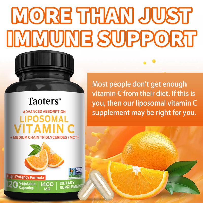 Liposome Vitamin C 1400 Mg 120 Capsules