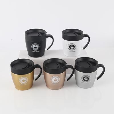 Neuer isolierter Kaffeebecher aus Edelstahl, praktischer isolierter Kaffeebecher, Business-Auto, Indoor-Geschenkbecher