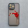 Coques de téléphone de Noël Cartoon de Luxe pour IPhone 11 12 13 Mini Pro Max 14 15 16 Pro Max Plus XS XR X Simple Père Noël Antichoc