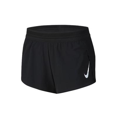 Aeroswift Lauf-Trainings Atmungsaktive Fitness-Shorts Damen Shorts Schwarz CJ2366-010