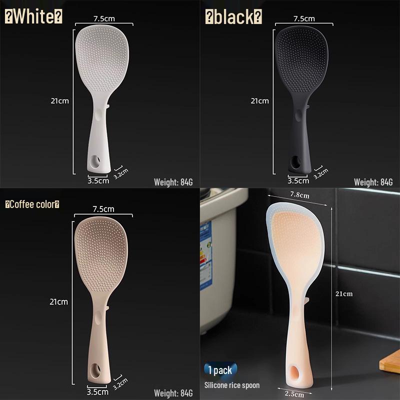 

Подставка Пищевой Силиконовой Ложки для Риса - Антипригарная Сервировочная Лопатка Rice Spoon - Mixed Color - 1 Piece