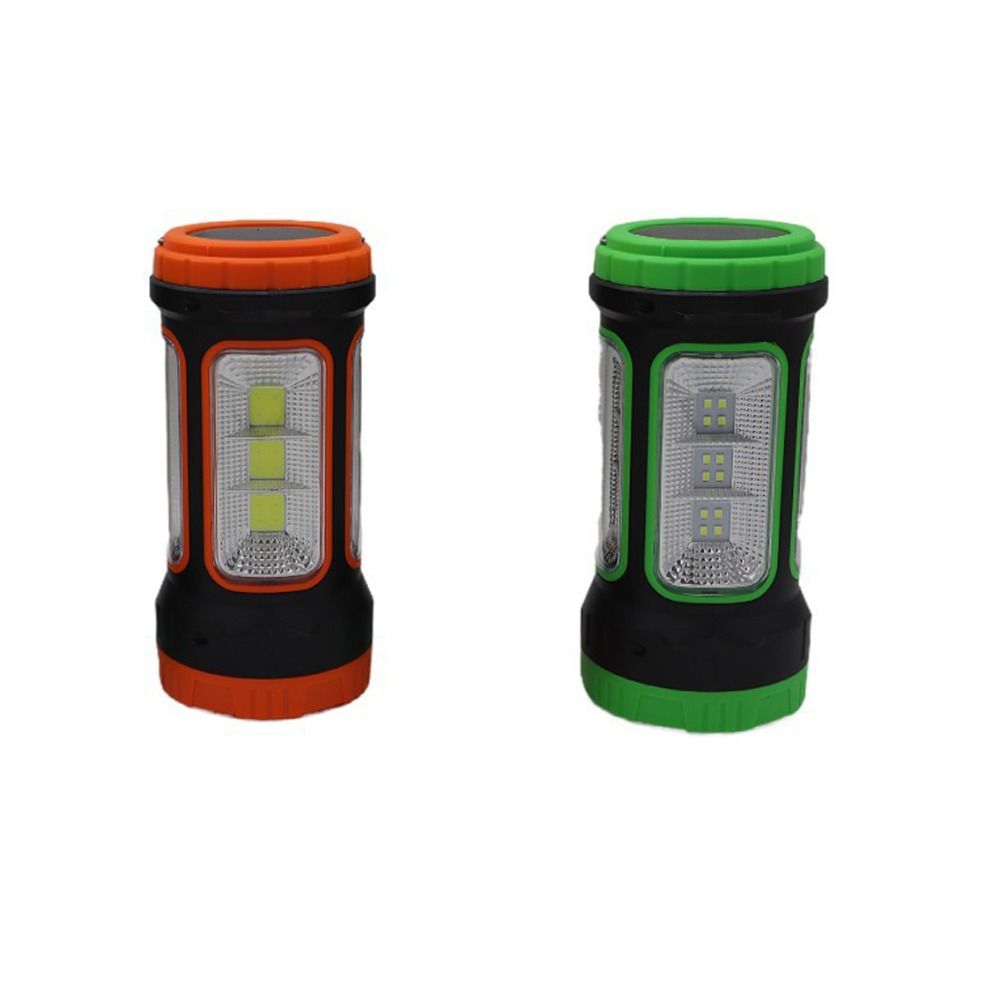 Long Lasting Solar LED Flashlight Super Bright Camping Lantern Emergency Repair