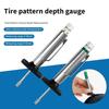 Tire Treads Depth Gauges Grooves Measure Tool Steel Auto Car Truck Depthometer Tire Depth Gauges 0-25mm