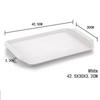 Homeglen Thickened Rectangular Plastic Serving Tray