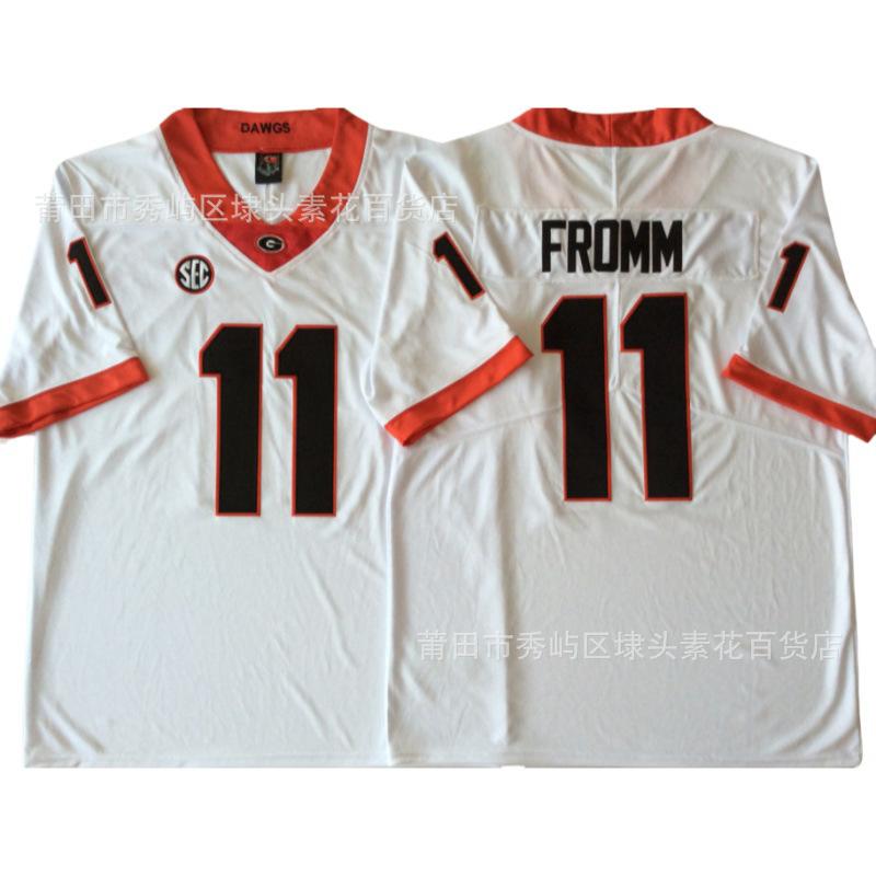 NCAA College Football Jersey Bulldogs Georgia Bulldogs Embroidery Spot Custom