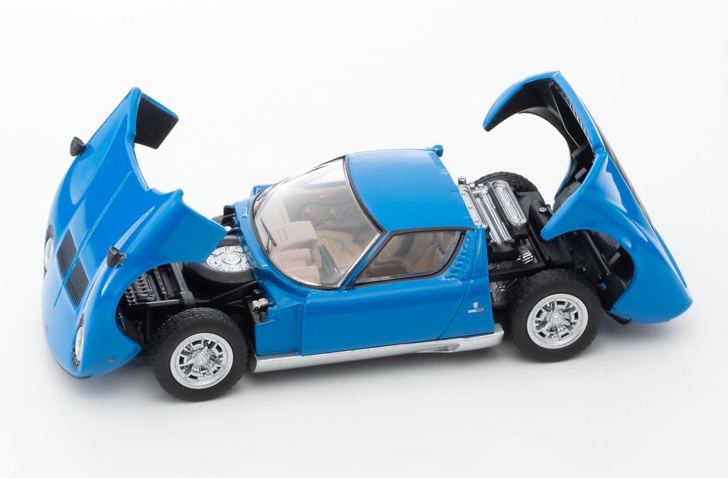 Tomica Limited Vintage LV Lamborghini Miura P400 Blue Finished Product 1/64