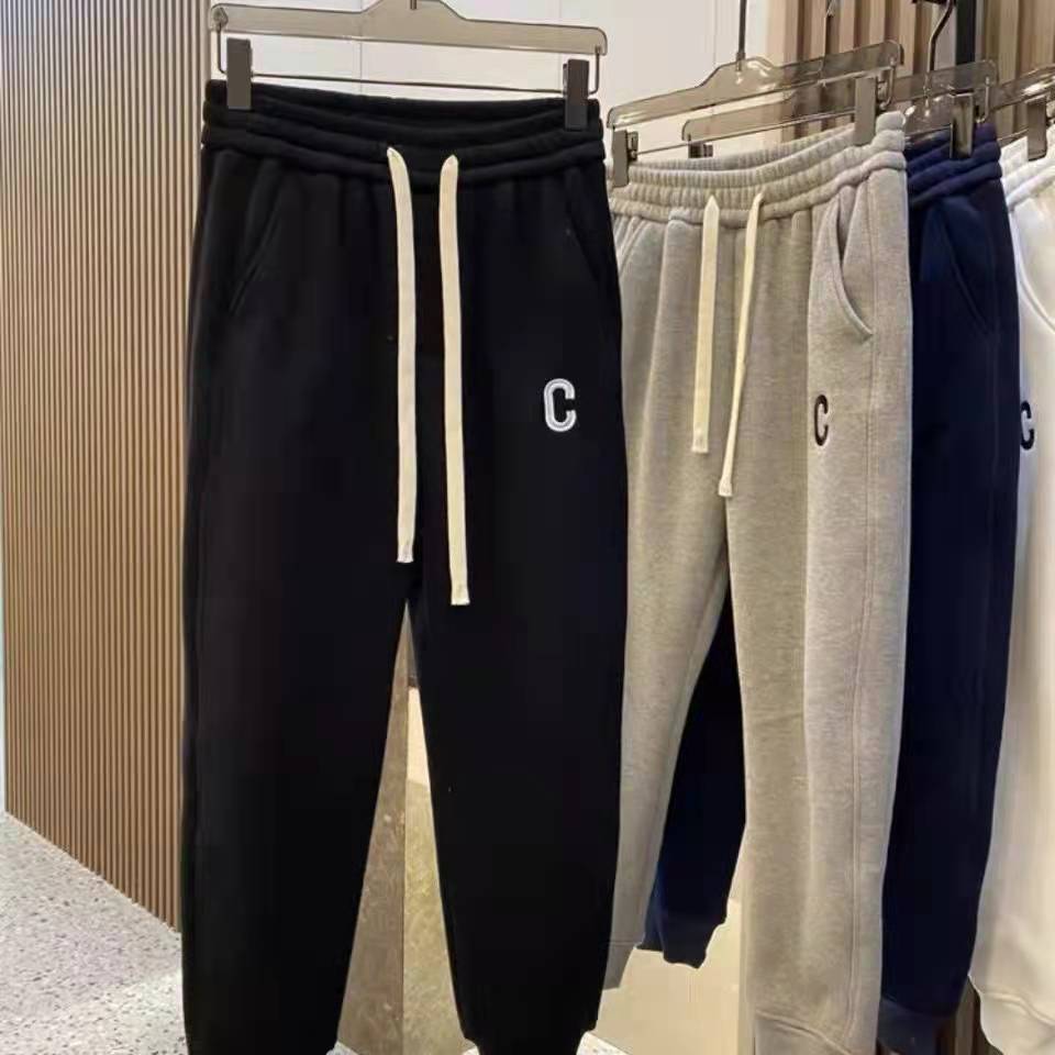 Dick bestickte lässige Sweatpants sind schlicht, vielseitig, bequem und für Männer und Frauen geeignet.