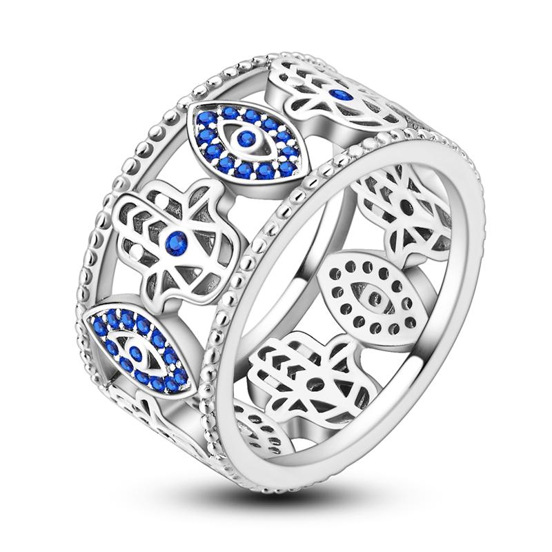New Style 925 Silver Fashion Shining Zircon Ring Shiny Stone Simple Trendy Rings For Women Popular Wedding Jewelry Gift