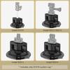 Universal Suction Mount Base with 1/4 Thread Hole for Secure Attachment of Photography Gear and Mobile Accessories