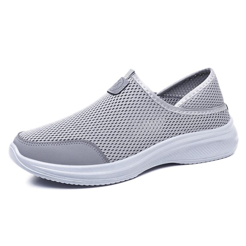 Women's Summer Flyknit Mesh Slip-On Shoes - Mosquito Repellent, Breathable, Comfortable, Versatile Casual Footwear