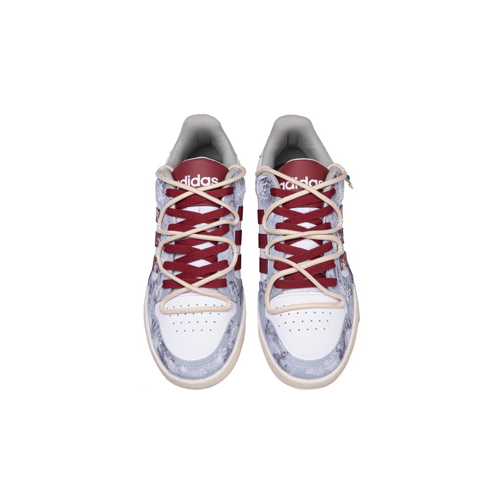 Adidas Neo Entrap Winter Flame Display Abrasion Resistant Low top Skateboard Shoes Unisex White Red Blue FW3462(Team420-)