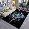 Mystical Lunar Phases Art Print Carpet Floor Mats Printing Christmas Gifts Fashion Art