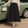 ZANZEA Women Summer Casual Lace Patchwork Long Skirts