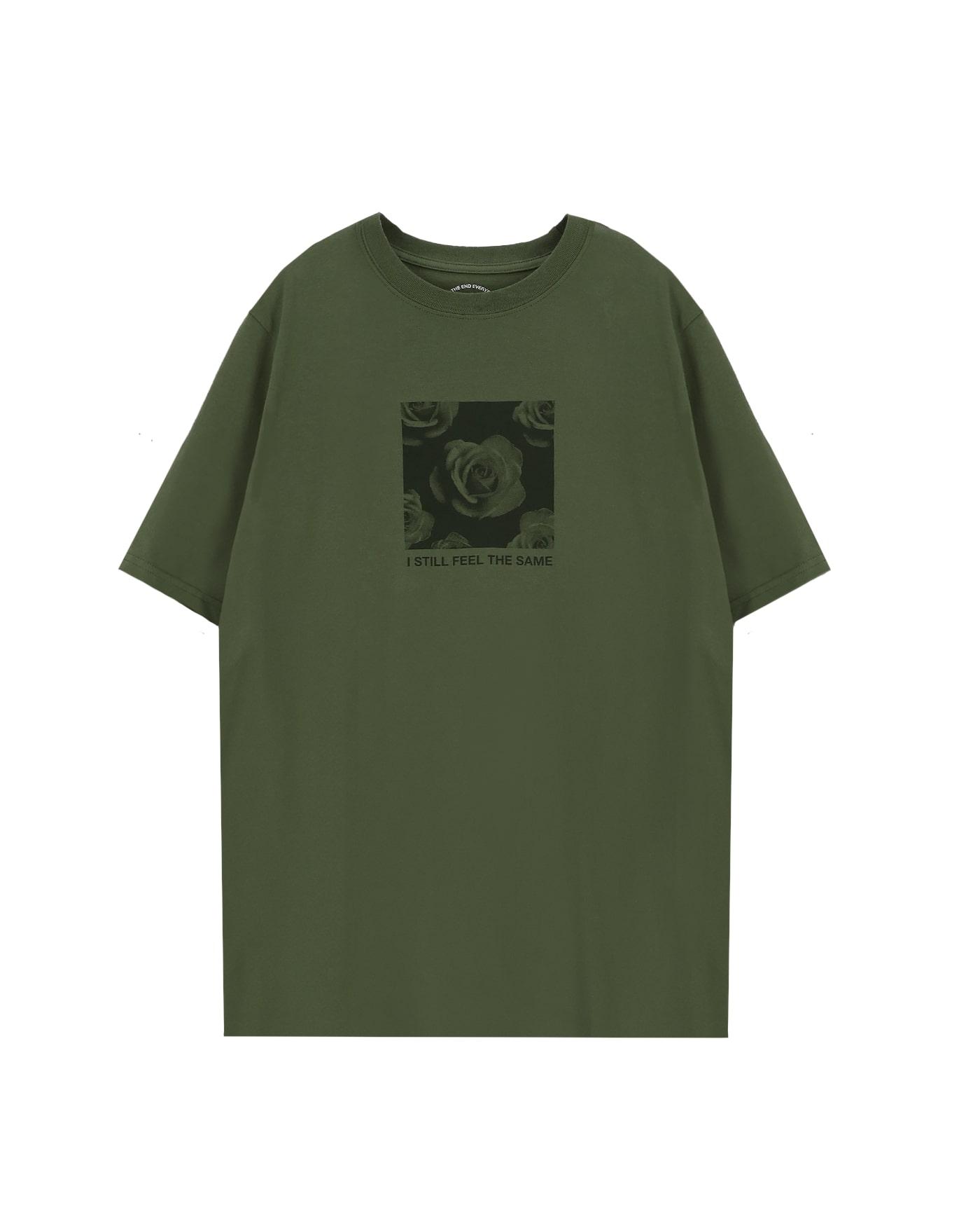 Anti Social Social Club Rose T-Shirt Khaki Khaki/M