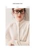 Women's Age-Reducing Cashmere Cardigan – Cozy Autumn/Winter Knit with Stand-Up Collar & Buttons