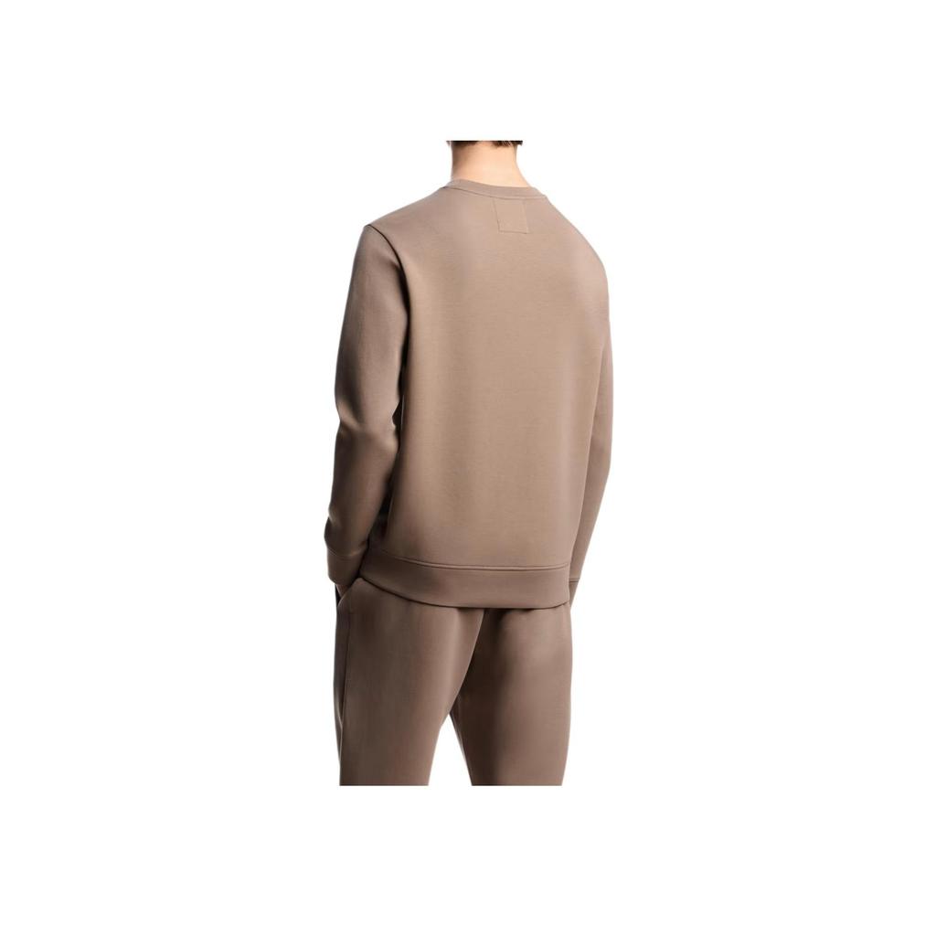 Emporio Armani Essentials Capsule Collection Micro Patch Logo Crew Neck Reversible Knit Long Sleeve Sweatshirt Men sweatshirt 8N1MD1-1JHSZ-U6189