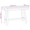 Bank 80 cm Solid Teak Wood