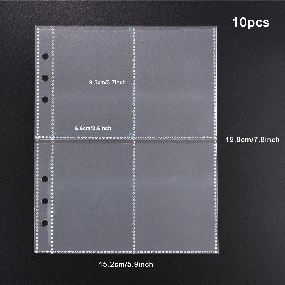 A5 Clear Album Binder Photocards Holder Storage Collesction Sheet Book & Photo Organizer Journal Diary Planner School Stationery