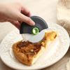 Stainless Steel Pizza Cutter with Protective Cover - Round Roller Kitchen Tool