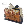 Halloween Party Supplies Wooden Napkin Holder, Ghost Pumpkin Decorative Tabletop Tissue Dispenser, Festive Desktop Decoration Paper Storage Organizer