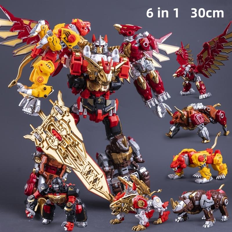 Baohaixing MINI 21CM New Transformation Toys 6 In 1 Devastator Action Figure Robot Engineering Vehicle Model Gift Child Kid