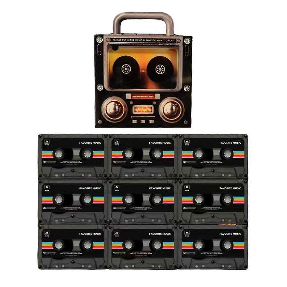 NFC Cassettedeck Muziekspeler Magnetische Koelkastmagneet Retro Acryl Luidspreker