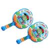 2 Pezzi Racchetta da Badminton Gonfiabile Leggera per Bambini Giocattolo Sportivo   1 Pezzo Pallina Gonfiabile