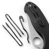 Clip Arrière en Fil d'Acier Pour Couteau Clip Pliant Arrière Personnalisé Outil Accessoires de Poche Couteau DIY Fournitures de Mise à Jour