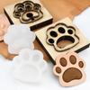 Dog Paw Leather Shaping Mould Handmade Pendant Dog Paw Mold Shape Cutting Set 6.5*7cm
