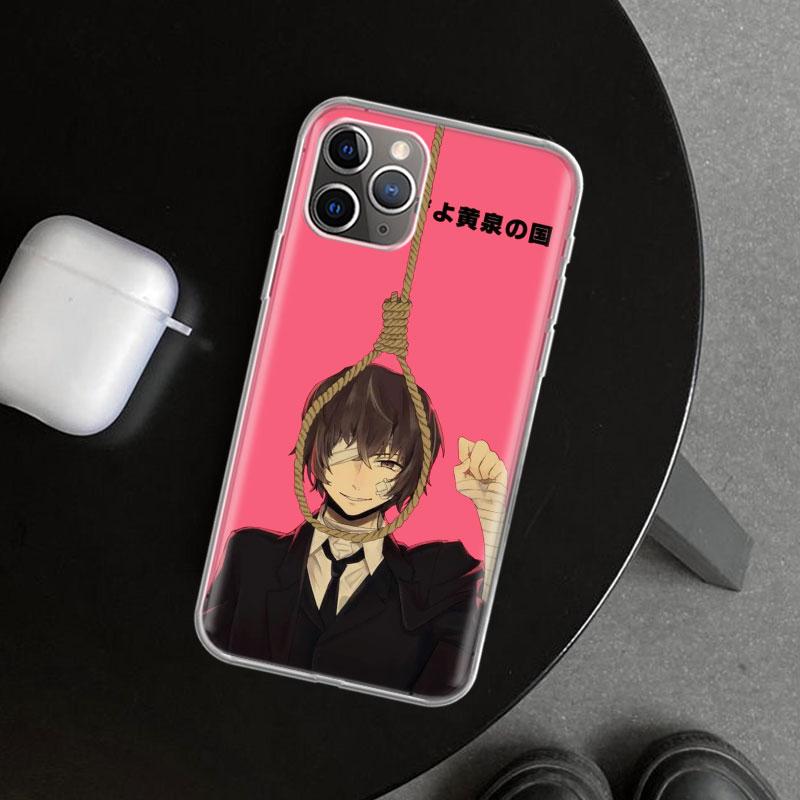 Bungou Stray Dogs Dazai Osamu Phone Case Cover For iPhone 11 12 13 Mini 14 15 Plus 16 Pro Max 17 Air 7 8 + SE Art Customized Fun