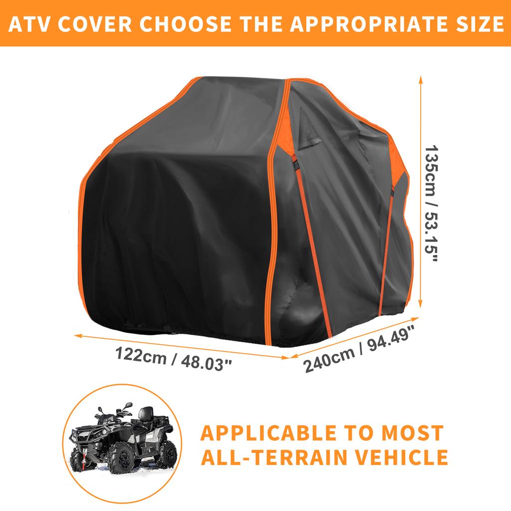 Pokrowiec Motoforti na ATV dla Can-am OUTLANDER MAX XT DPS/XT-P Wodoodporny Pokrowiec na Quada 4 Kołowy Zewnętrzny Ochrona przed Słońcem i Deszczem