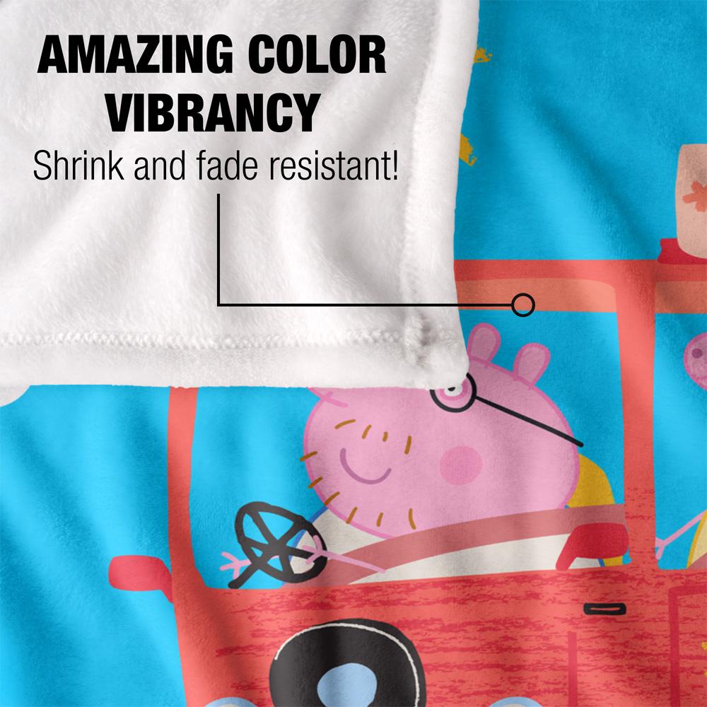 Peppa Pig Road Trip Blanket