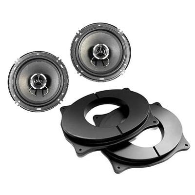 CGP 6-inch 16cm 2-Way Coaxial Speaker Baffle Set for Toyota Alphard, Vellfire, and 30 Series Camry (CGP-ZD601-16TF)