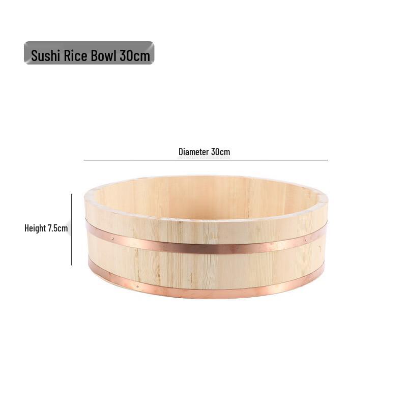 Traditional Wooden Sushi Oke