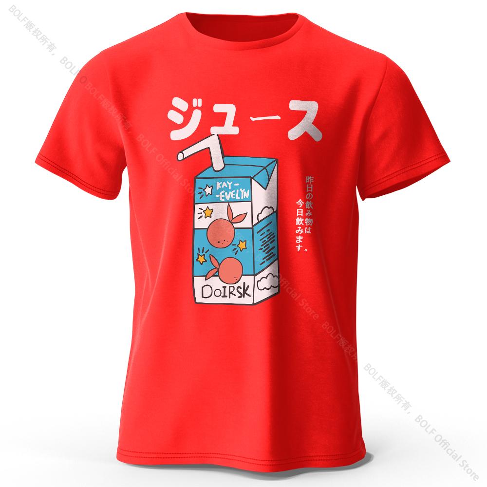 Japanese Soda Pop Anime Printed 100% Cotton T-Shirt, Ultra Soft Round Neck Short Sleeve Tee for Men & Women