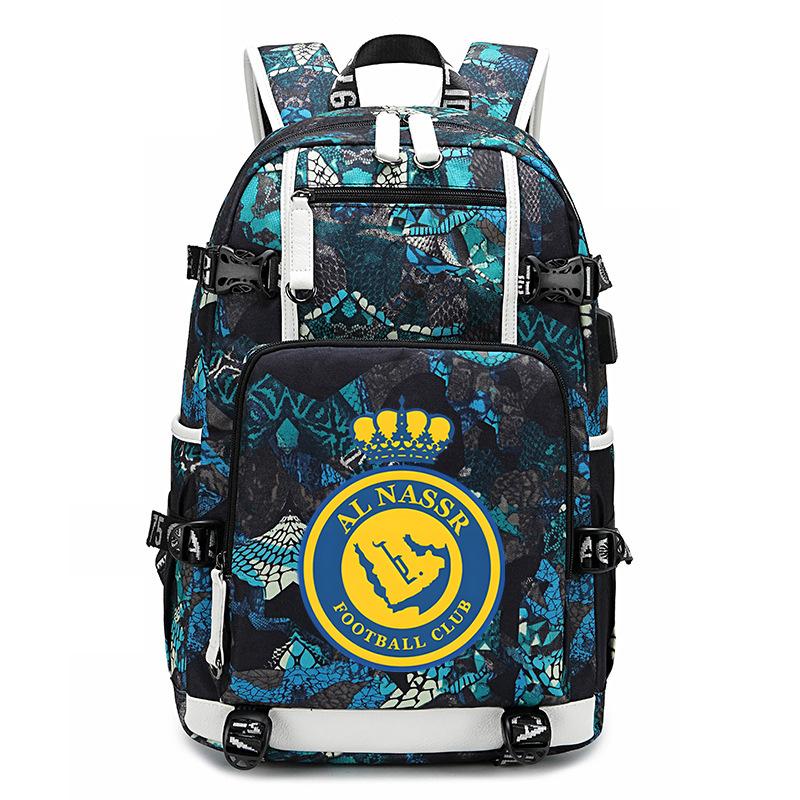 Football Star Surrounding Student Bag Camouflage Backpack Leisure Travel Mountaineering Bag
