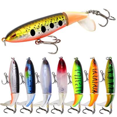 Leurre de pêche artificiel rigide avec yeux 3D, leurre souple et rotatif, matériel de pêche, 9 cm/13 g