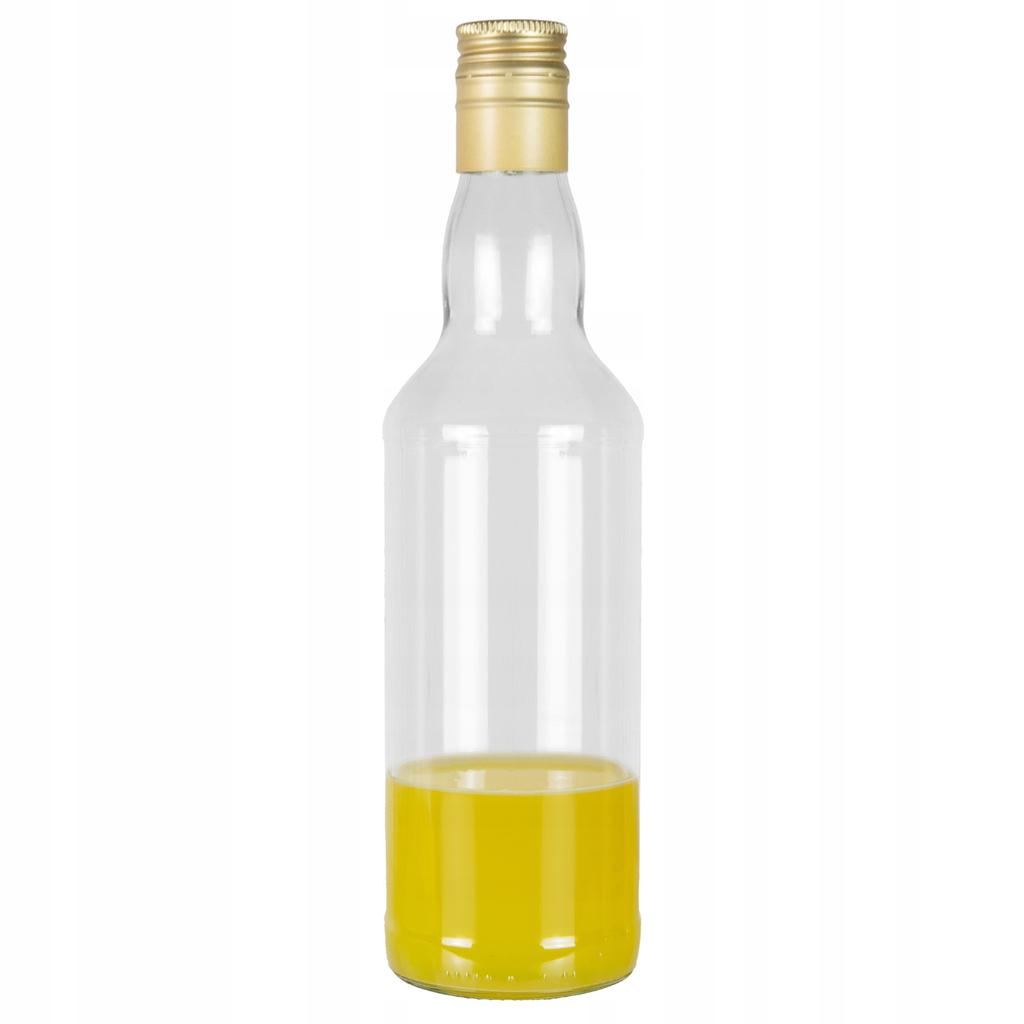 50x MONOPOL glass bottles 0.5l for vodka, long cap