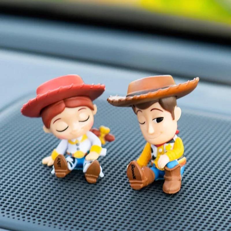 Disney Toy Story Car Decoration Accessories Cute Animation Character Buzz Lightyear Car Air Vent Perfume Freshener Decoration Accessories