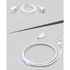 2 Prong Extension Cord US AC 2-Prong Male and Female Power Cable 750W 85-265V