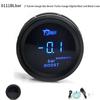 2' 52mm Car Digital Turbo Boost Gauge PSI BAR Water Temp Oil Temp Oil Pressure Gauge Voltmeter EGT Tachometer RPM Gauge